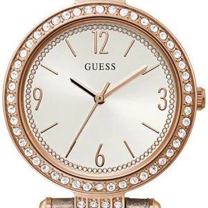 Guess Damklocka GW0116L1 Silverfärgad/Läder Ø32 mm