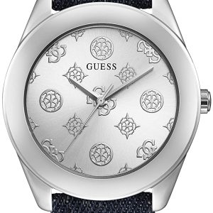 Guess Damklocka GW0228L1 Silverfärgad/Läder Ø40 mm