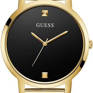 Guess Damklocka GW0243L2 Svart/Gulguldtonat stål Ø40 mm