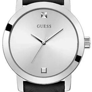 Guess Damklocka GW0246L2 Mini Nova Silverfärgad/Läder Ø25 mm