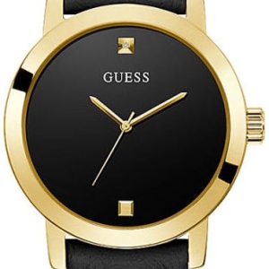 Guess Damklocka GW0246L3 Mini Nova Svart/Läder Ø25 mm