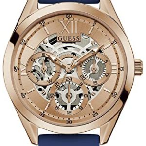 Guess Damklocka GW0284L1 Multifunction Roséguldstonad/Gummi Ø34 mm