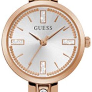 Guess Damklocka GW0288L3 Silverfärgad/Roséguldstonat stål Ø22 mm