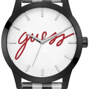 Guess Damklocka GW0293L1 Analog Vit/Läder Ø40 mm