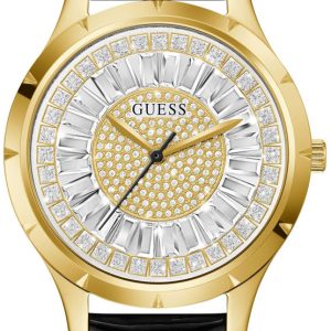 Guess Damklocka GW0299L2 Gulguldstonad/Läder Ø36 mm