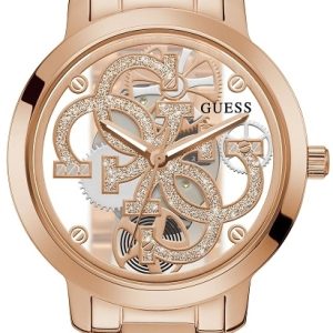 Guess Damklocka GW0300L3 Guldtonad/Roséguldstonat stål Ø37 mm