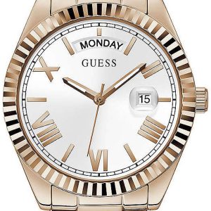 Guess Damklocka GW0308L3 Luna Silverfärgad/Roséguldstonat stål