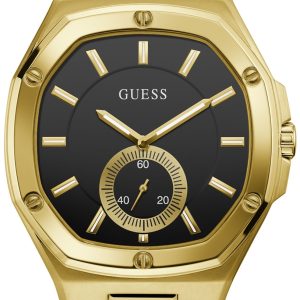 Guess Damklocka GW0310L2 Svart/Gulguldtonat stål Ø40 mm