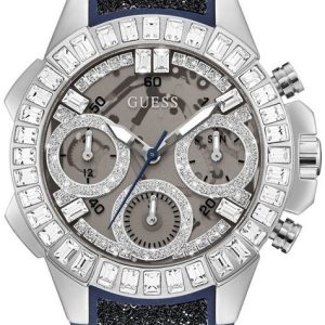 Guess Damklocka GW0313L1 Bombshell Skelettskuren/Gummi Ø36 mm