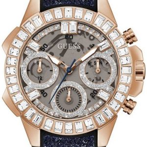 Guess Damklocka GW0313L3 Bombshell Skelettskuren/Gummi Ø36 mm