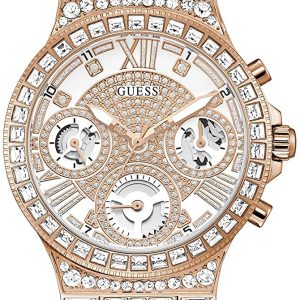 Guess Damklocka GW0320L3 Silverfärgad/Roséguldstonat stål Ø36 mm