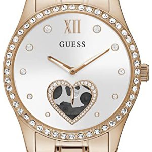 Guess Damklocka GW0380L3 Trend Silverfärgad/Roséguldstonat stål