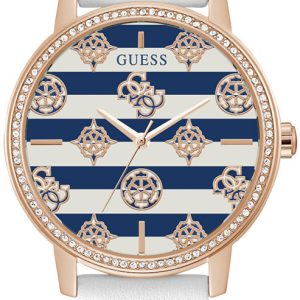 Guess Damklocka GW0398L2 Marina Silverfärgad/Läder Ø38 mm