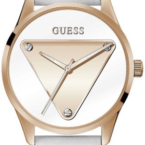 Guess Damklocka GW0399L2 Vit/Läder Ø36 mm