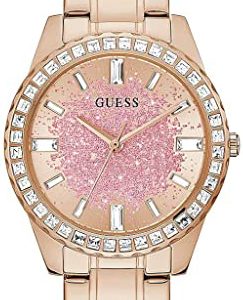 Guess Damklocka GW0405L3 Rosa/Roséguldstonat stål Ø38 mm