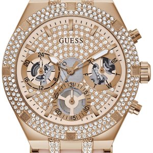 Guess Damklocka GW0407L3 Roséguldstonad/Gummi Ø38 mm