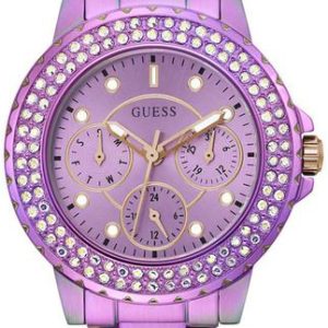 Guess Damklocka GW0410L4 Crown Lila/Stål Ø36 mm