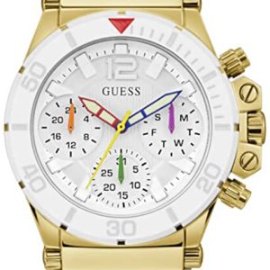 Guess Damklocka GW0432L1 Active Life Vit/Gummi Ø42 mm