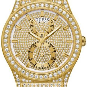 Guess Damklocka GW0439L2 Princess Guldtonad/Gummi Ø39 mm