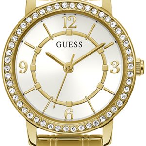 Guess Damklocka GW0468L2 Melody Silverfärgad/Gulguldtonat stål Ø28