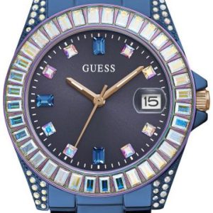 Guess Damklocka GW0475L2 Opaline Blå/Stål Ø34 mm