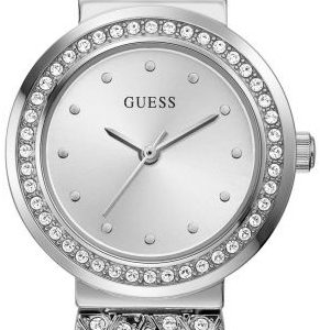 Guess Damklocka GW0476L1 Treasure Silverfärgad/Stål Ø28 mm