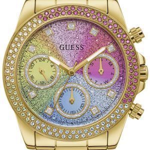 Guess Damklocka GW0483L4 Other Rosa/Gulguldtonat stål Ø38 mm