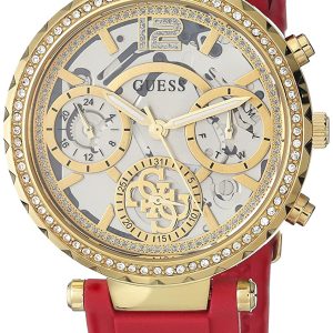 Guess Damklocka GW0484L1 Solstice Skelettskuren/Gummi Ø36 mm