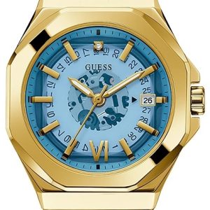 Guess Damklocka GW0551L2 Empress Blå/Gulguldtonat stål Ø34 mm