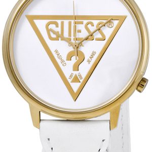 Guess Damklocka V1001M4 Vit/Läder Ø42 mm