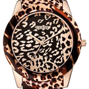 Guess Damklocka W0425L3 Dress Flerfärgad/Gulguldtonat stål Ø38 mm