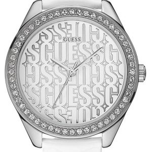 Guess Damklocka W0560L1 Trend Vit/Läder Ø37 mm