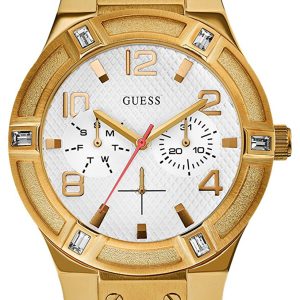 Guess Damklocka W0564L2 Jet Vit/Gummi Ø35 mm