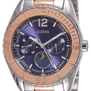 Guess Damklocka W0565L3 Blå/Roséguldstonat stål Ø40 mm