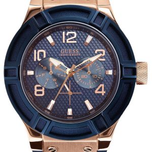 Guess Damklocka W0571L1 Jet Blå/Gummi Ø39 mm