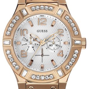 Guess Damklocka W0614L1 Vit/Gummi Ø42 mm