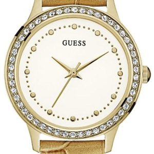 Guess Damklocka W0648L3 Chelsea Antikvit/Läder Ø30 mm