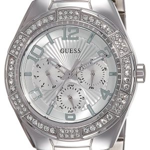 Guess Damklocka W0729L1 Luna Silverfärgad/Stål Ø40 mm