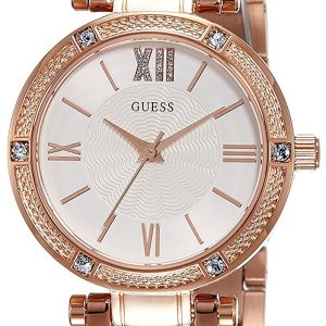 Guess Damklocka W0767L3 Park Ave Silverfärgad/Roséguldstonat stål