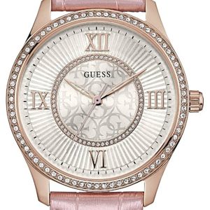 Guess Damklocka W0768L3 Silverfärgad/Läder Ø39 mm