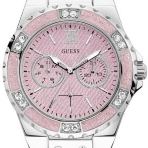 Guess Damklocka W0775L15 Limelight Rosa/Läder Ø40 mm