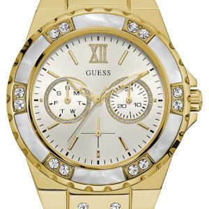 Guess Damklocka W0775L2 Limelight Vit/Läder Ø38 mm