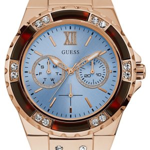 Guess Damklocka W0775L7 Limelight Blå/Läder Ø38 mm