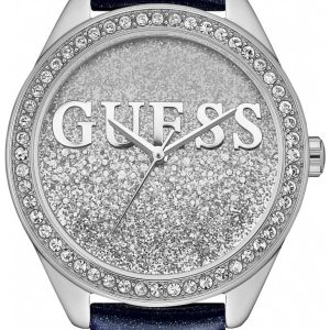 Guess Damklocka W0823L13 Silverfärgad/Läder Ø36 mm