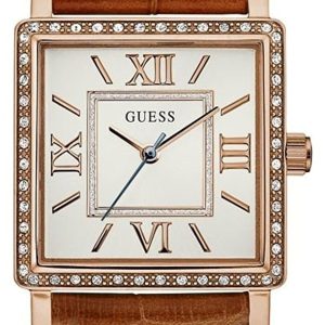 Guess Damklocka W0829L4 Highline Vit/Läder