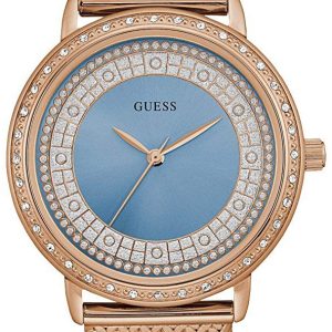 Guess Damklocka W0836L1 Willow Blå/Roséguldstonat stål Ø36 mm