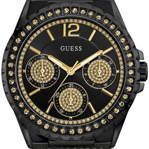 Guess Damklocka W0846L1 Svart/Gummi Ø39 mm