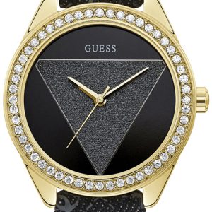 Guess Damklocka W0884L11 Svart/Läder Ø36 mm