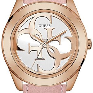 Guess Damklocka W0895L6 G Twist Vit/Läder Ø39 mm