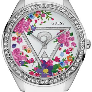 Guess Damklocka W0904L1 Vit/Gummi Ø44 mm